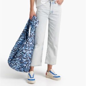 Ganni Bleached high-rise straight-leg jeans